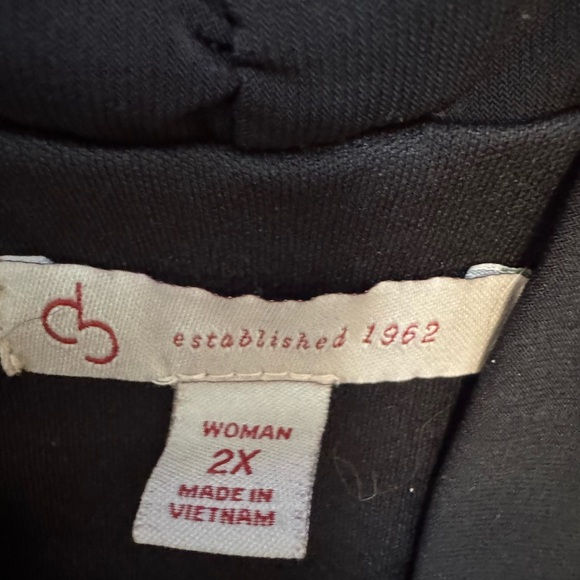 Dress Barn Elegant Black Open Front Blazer (Women's Plus Size 2X) - Picture 3 of 9